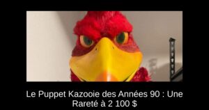 Le Puppet Kazooie des Années 90 : Une Rareté à 2 100 $