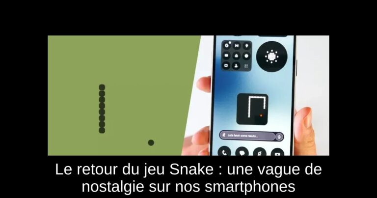 Le retour du jeu Snake : une vague de nostalgie sur nos smartphones