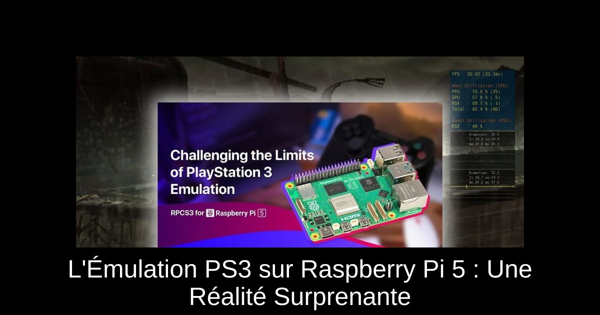 L'Émulation PS3 sur Raspberry Pi 5 : Une Réalité Surprenante