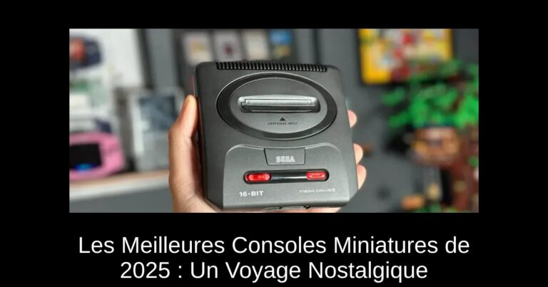 Les Meilleures Consoles Miniatures de 2025 : Un Voyage Nostalgique