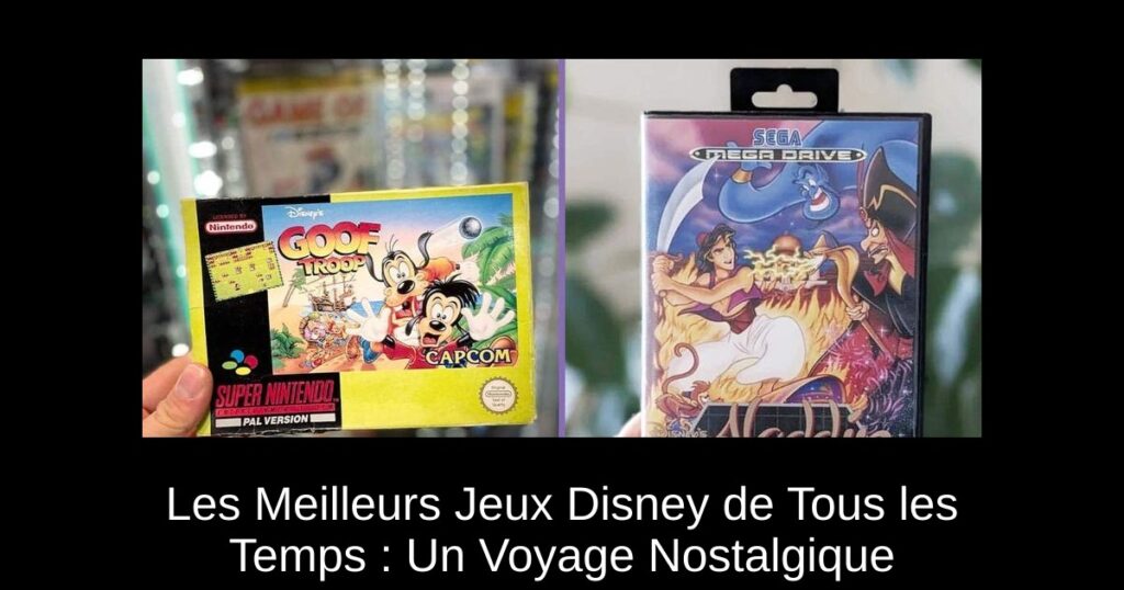 Les Meilleurs Jeux Disney de Tous les Temps : Un Voyage Nostalgique