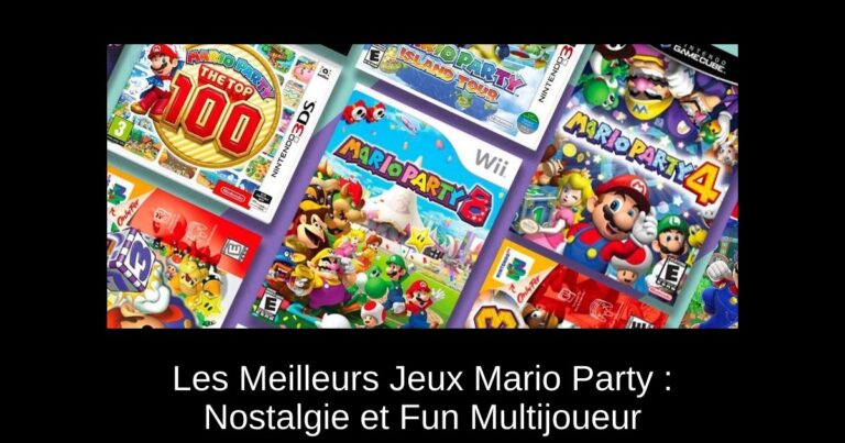 Les Meilleurs Jeux Mario Party : Nostalgie et Fun Multijoueur