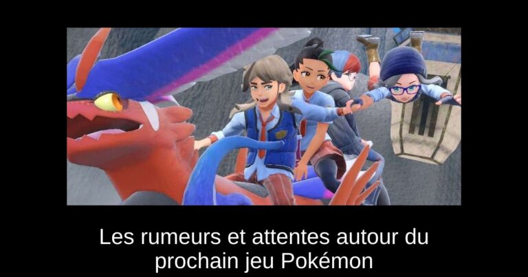 Les rumeurs et attentes autour du prochain jeu Pokémon