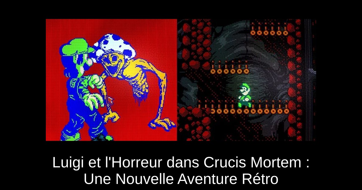 Luigi et l'Horreur dans Crucis Mortem : Une Nouvelle Aventure Rétro