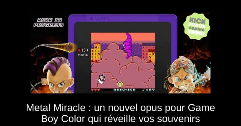 Metal Miracle : un nouvel opus pour Game Boy Color qui réveille vos souvenirs