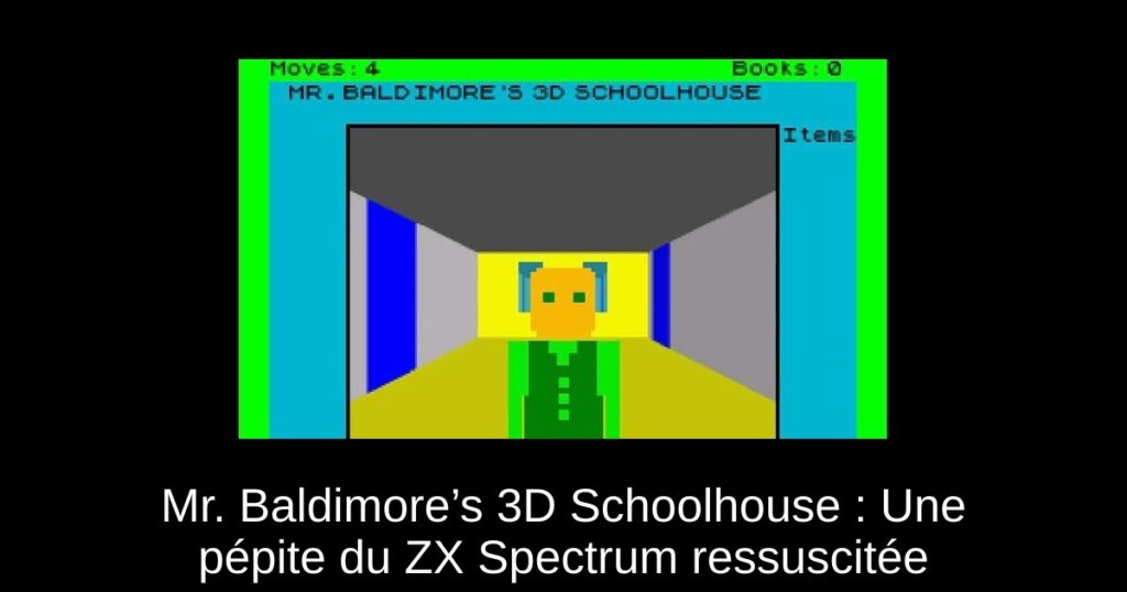 Mr. Baldimore’s 3D Schoolhouse : Une pépite du ZX Spectrum ressuscitée