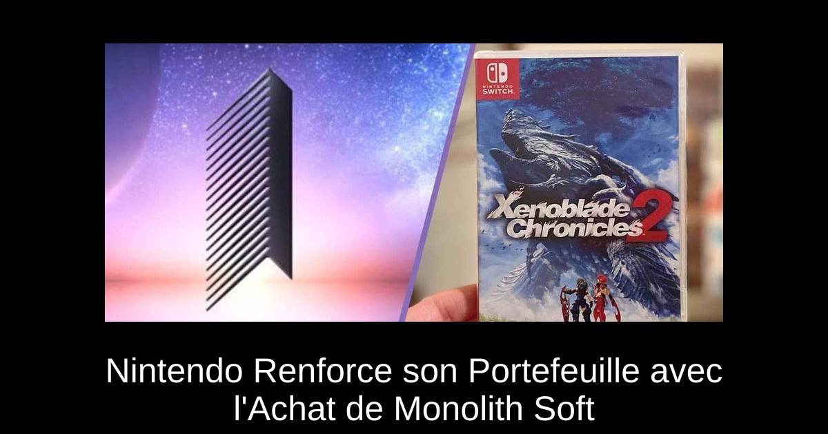 Nintendo Renforce son Portefeuille avec l'Achat de Monolith Soft