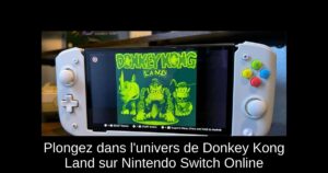 Plongez dans l'univers de Donkey Kong Land sur Nintendo Switch Online