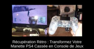 Récupération Rétro : Transformez Votre Manette PS4 Cassée en Console de Jeux