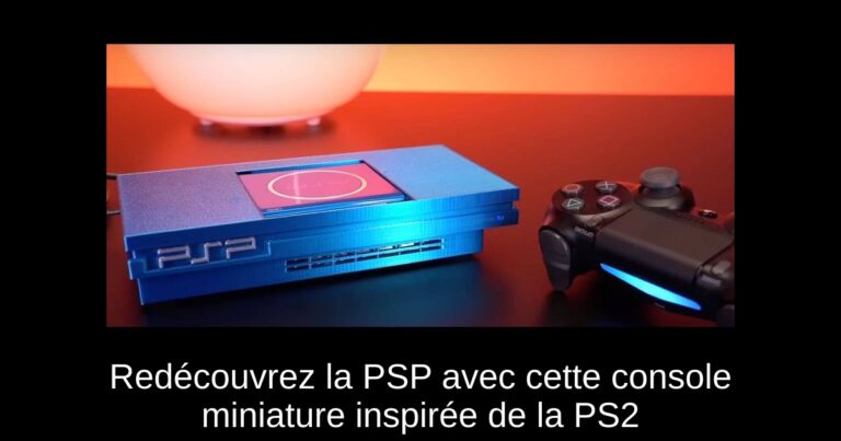 Redécouvrez la PSP avec cette console miniature inspirée de la PS2
