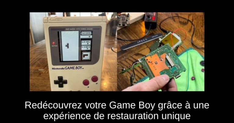 Redécouvrez votre Game Boy grâce à une expérience de restauration unique