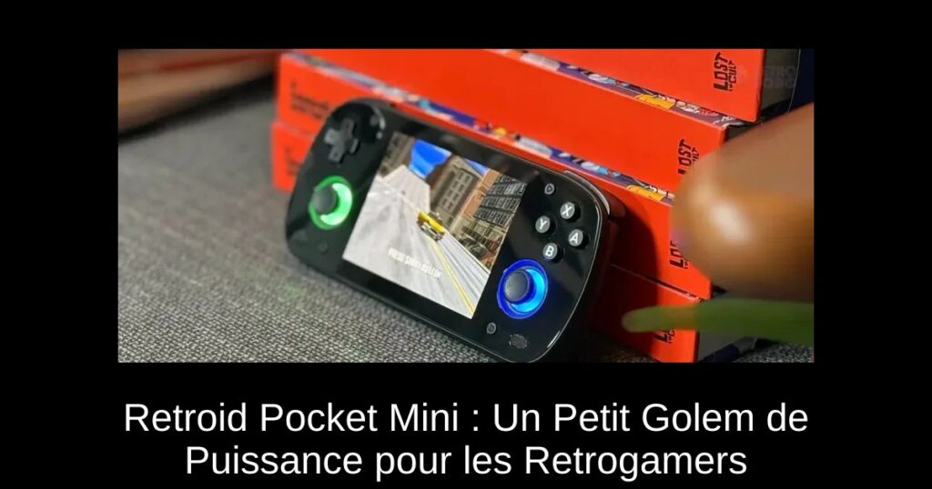 Retroid Pocket Mini : Un Petit Golem de Puissance pour les Retrogamers