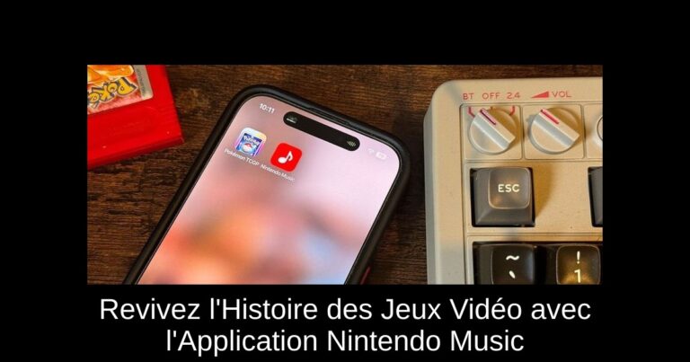Revivez l'Histoire des Jeux Vidéo avec l'Application Nintendo Music