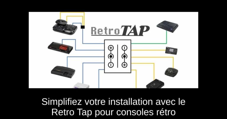 Simplifiez votre installation avec le Retro Tap pour consoles rétro