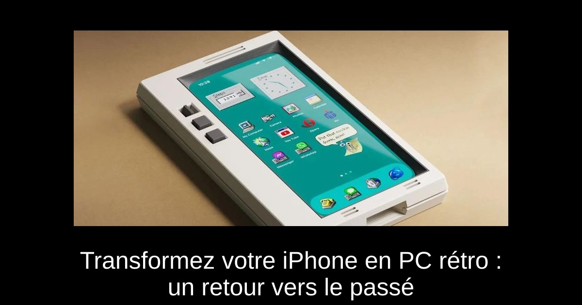 Transformez votre iPhone en PC rétro : un retour vers le passé