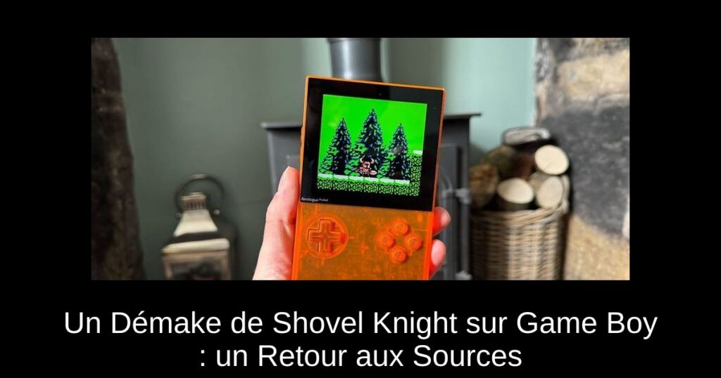 Un Démake de Shovel Knight sur Game Boy : un Retour aux Sources
