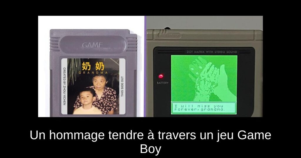 Un hommage tendre à travers un jeu Game Boy