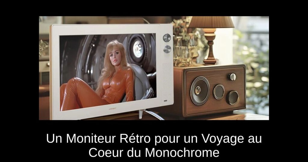 Un Moniteur Rétro pour un Voyage au Coeur du Monochrome