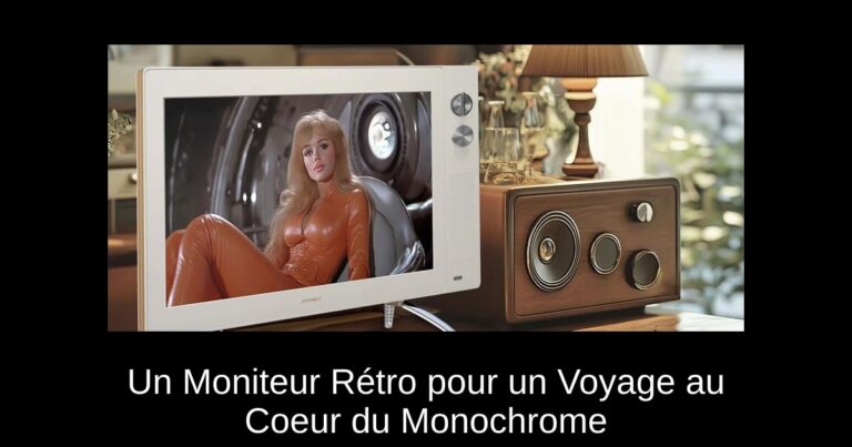 Un Moniteur Rétro pour un Voyage au Coeur du Monochrome