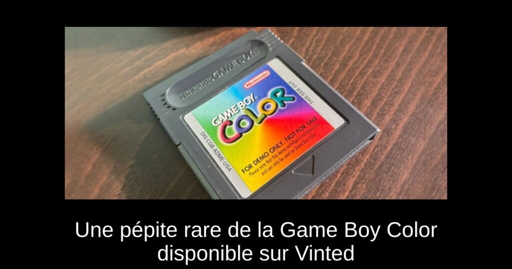Une pépite rare de la Game Boy Color disponible sur Vinted