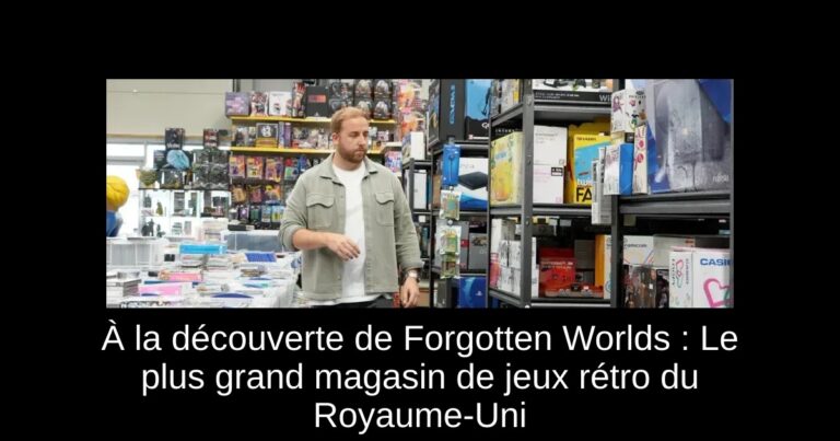 À la découverte de Forgotten Worlds : Le plus grand magasin de jeux rétro du Royaume-Uni