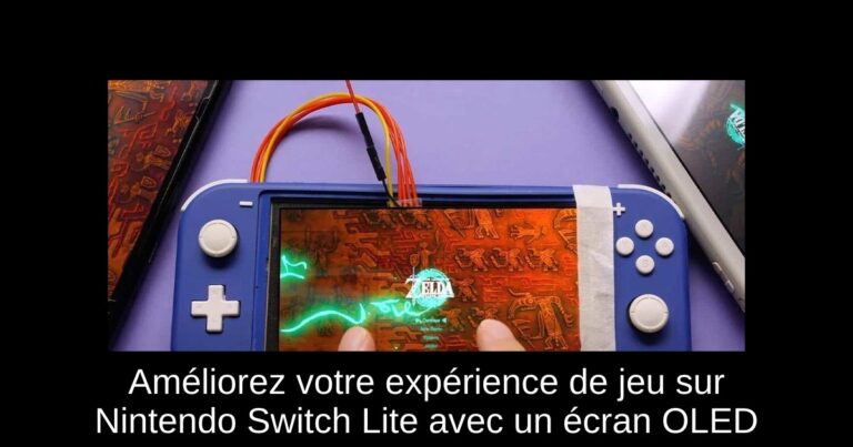 Améliorez votre expérience de jeu sur Nintendo Switch Lite avec un écran OLED