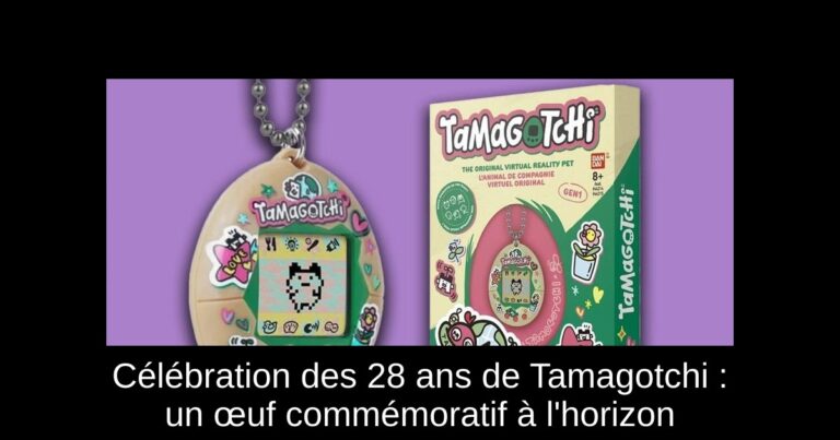 Célébration des 28 ans de Tamagotchi : un œuf commémoratif à l'horizon