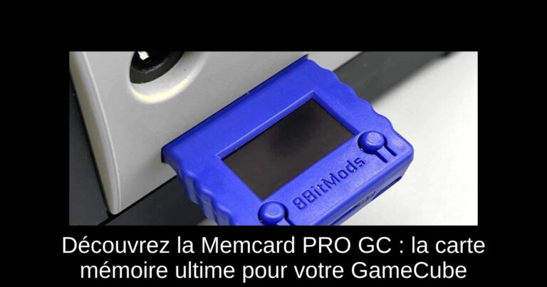 Découvrez la Memcard PRO GC : la carte mémoire ultime pour votre GameCube