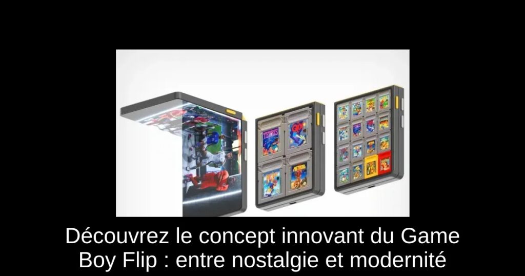 Découvrez le concept innovant du Game Boy Flip : entre nostalgie et modernité