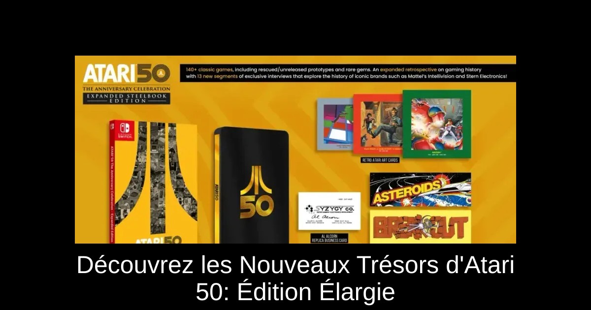 Découvrez les Nouveaux Trésors d'Atari 50: Édition Élargie