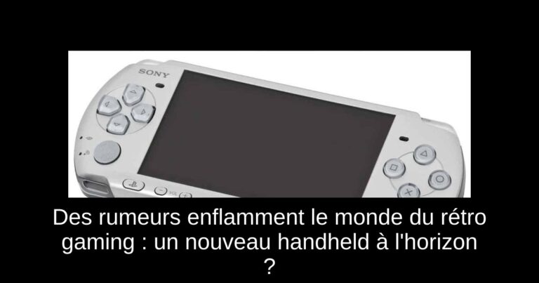 Des rumeurs enflamment le monde du rétro gaming : un nouveau handheld à l'horizon ?