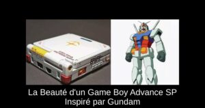 La Beauté d'un Game Boy Advance SP Inspiré par Gundam