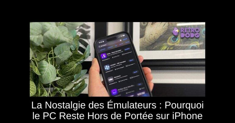 La Nostalgie des Émulateurs : Pourquoi le PC Reste Hors de Portée sur iPhone