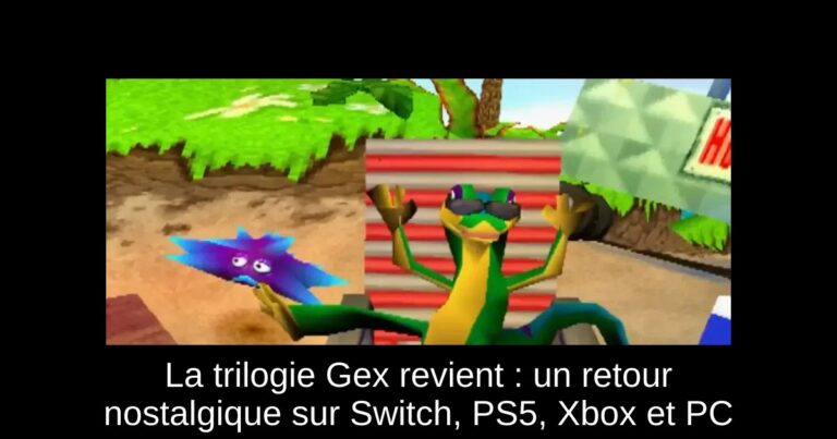 La trilogie Gex revient : un retour nostalgique sur Switch, PS5, Xbox et PC