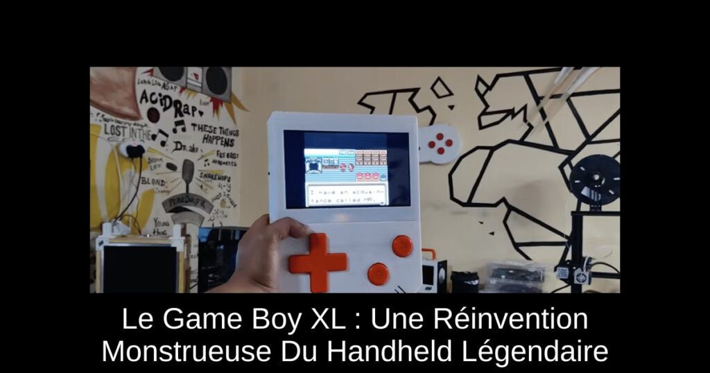 Le Game Boy XL : Une Réinvention Monstrueuse Du Handheld Légendaire