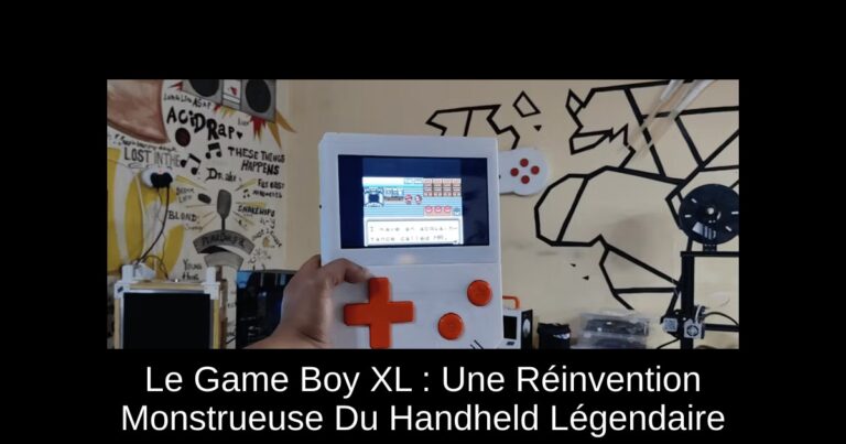 Le Game Boy XL : Une Réinvention Monstrueuse Du Handheld Légendaire