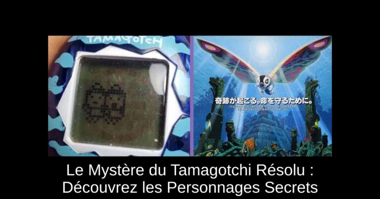 Le Mystère du Tamagotchi Résolu : Découvrez les Personnages Secrets