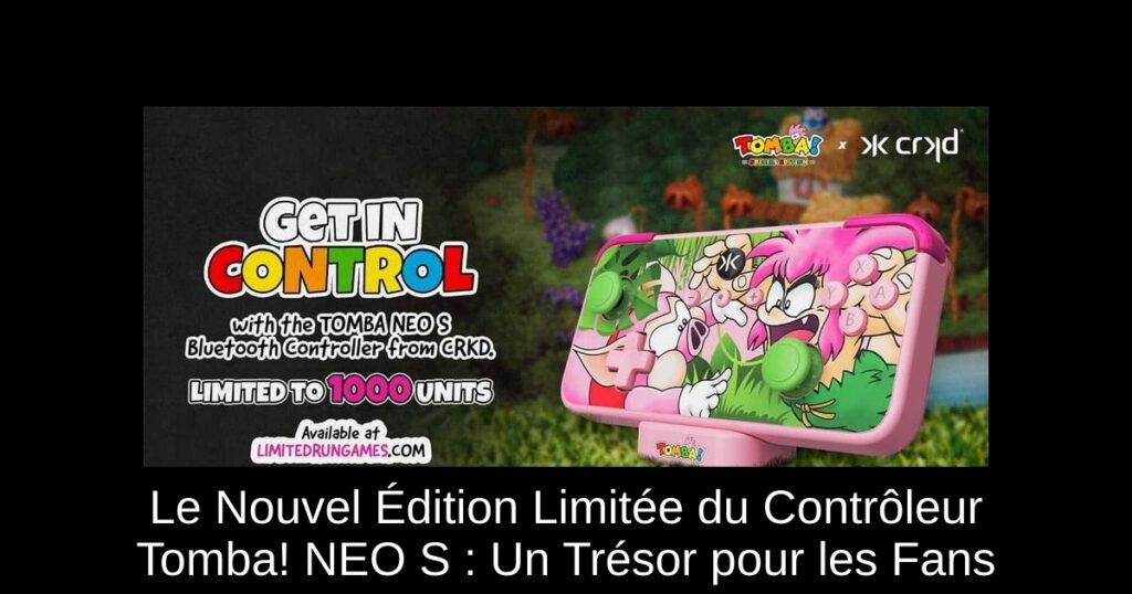 Le Nouvel Édition Limitée du Contrôleur Tomba! NEO S : Un Trésor pour les Fans