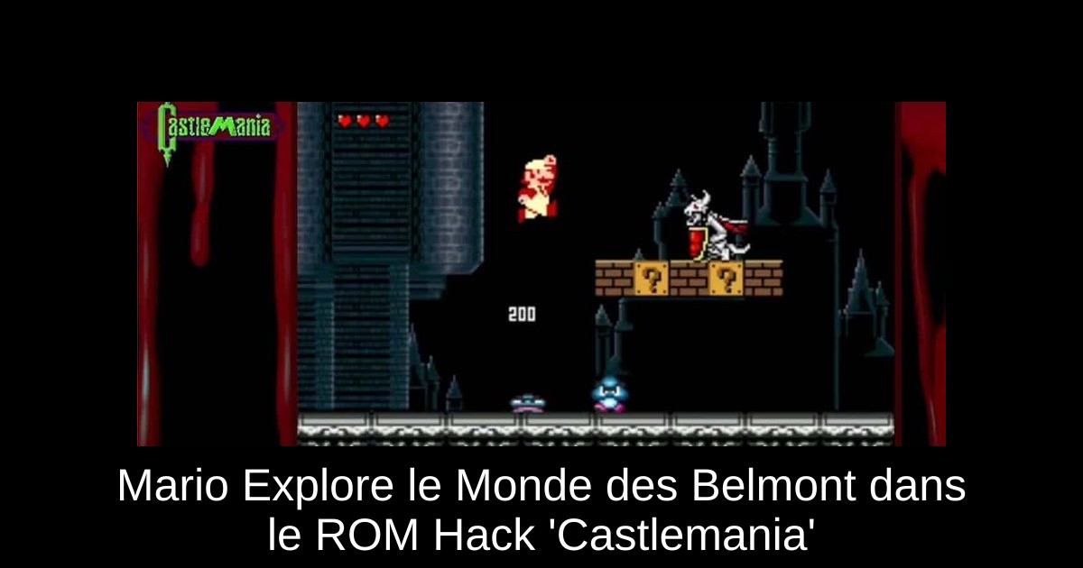 Mario Explore le Monde des Belmont dans le ROM Hack 'Castlemania'