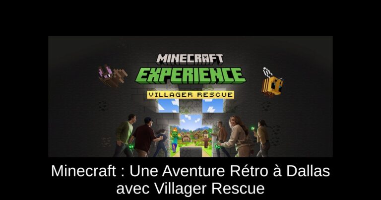 Minecraft : Une Aventure Rétro à Dallas avec Villager Rescue