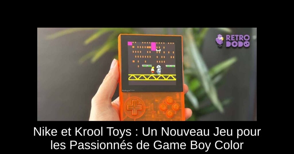 Nike et Krool Toys : Un Nouveau Jeu pour les Passionnés de Game Boy Color