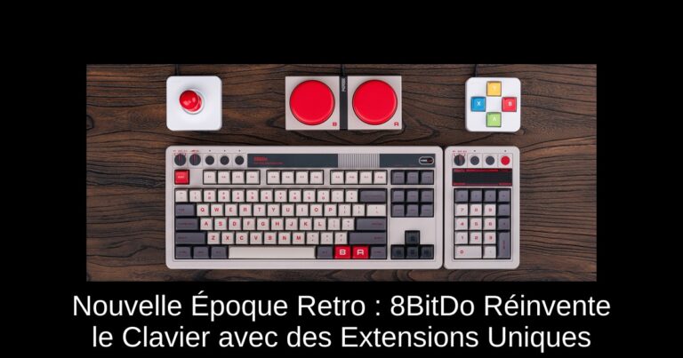 Nouvelle Époque Retro : 8BitDo Réinvente le Clavier avec des Extensions Uniques