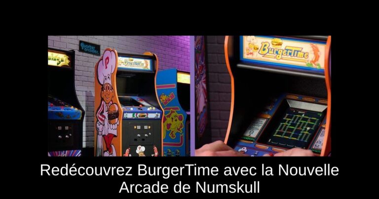 Redécouvrez BurgerTime avec la Nouvelle Arcade de Numskull
