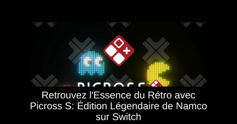 Retrouvez l'Essence du Rétro avec Picross S: Édition Légendaire de Namco sur Switch