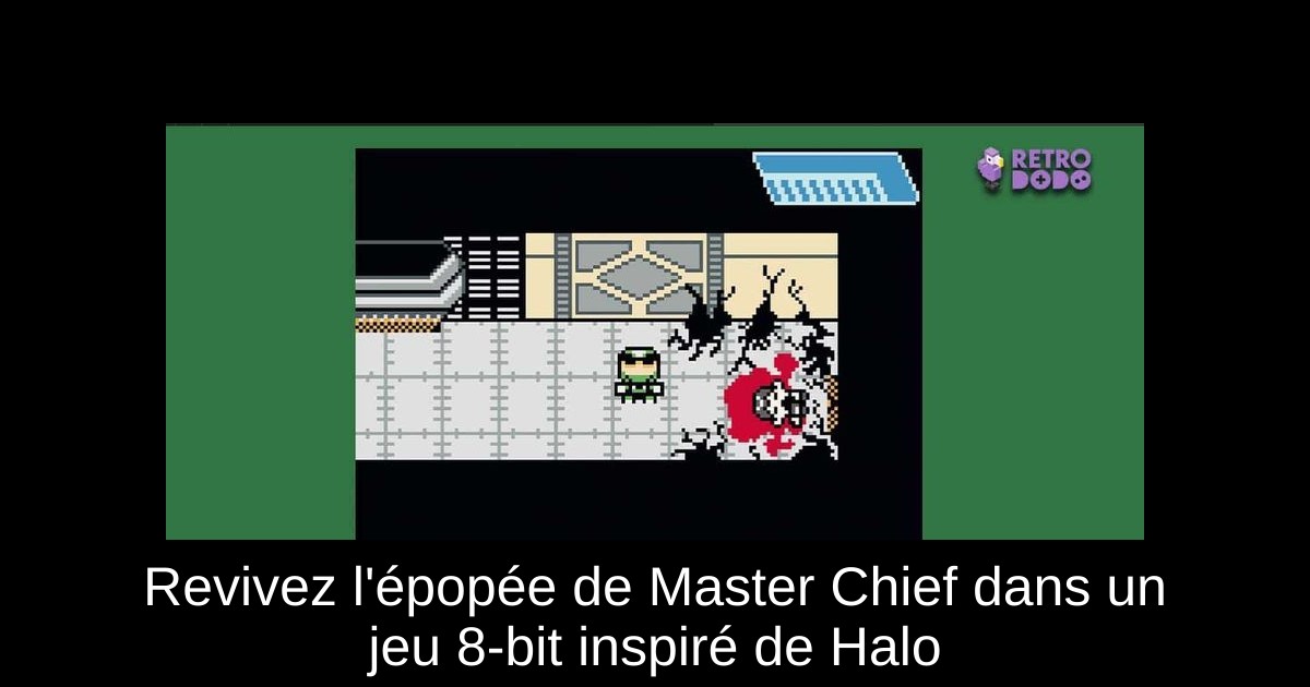 Revivez l'épopée de Master Chief dans un jeu 8-bit inspiré de Halo