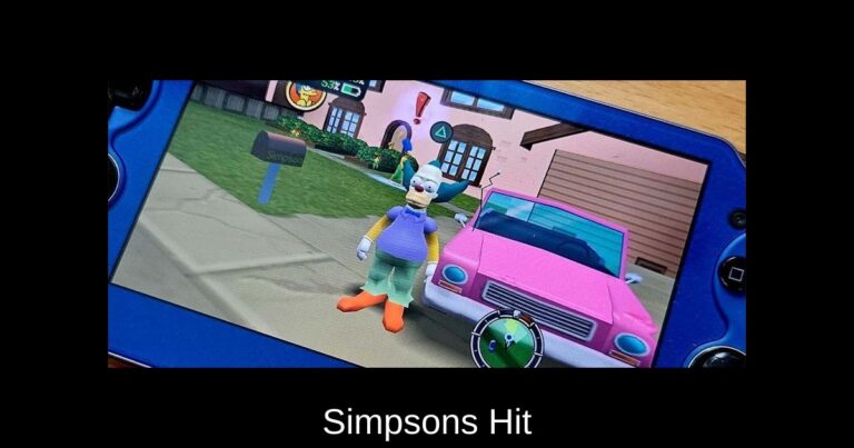 Simpsons Hit & Run : Un Port Étonnant sur PS Vita