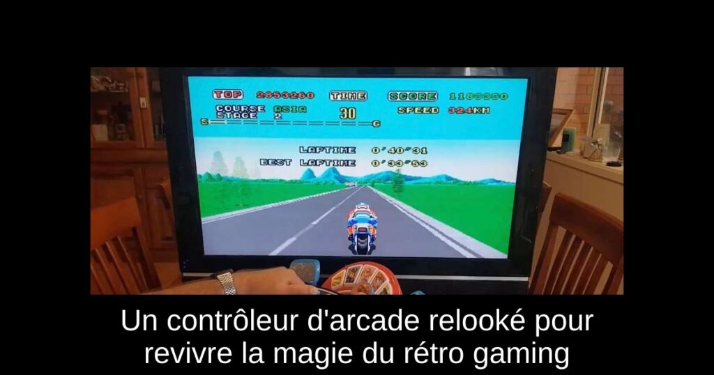 Un contrôleur d’arcade relooké pour revivre la magie du rétro gaming