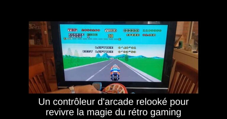 Un contrôleur d'arcade relooké pour revivre la magie du rétro gaming