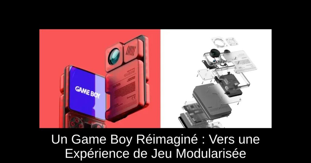 Un Game Boy Réimaginé : Vers une Expérience de Jeu Modularisée