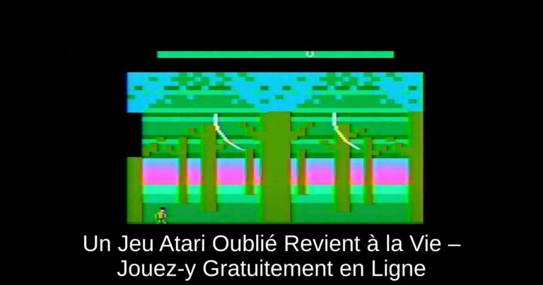 Un Jeu Atari Oublié Revient à la Vie – Jouez-y Gratuitement en Ligne